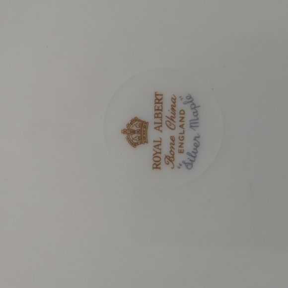 10 Royal Doulton vintage Silver Maple dessert/bread plate - Picture 3 of 8